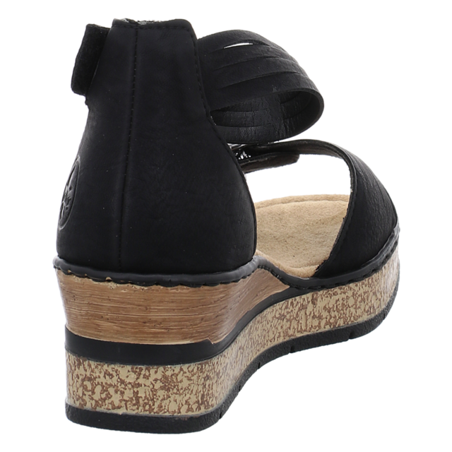 Rieker - 63780-00 - 63780-00 - schwarz - Sandaletten
