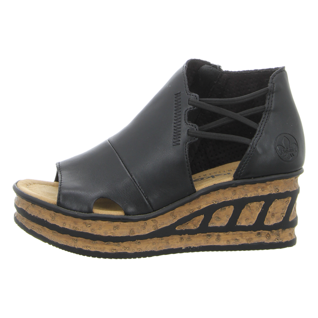 Rieker - 68197-00 - 68197-00 - schwarz - Sandaletten