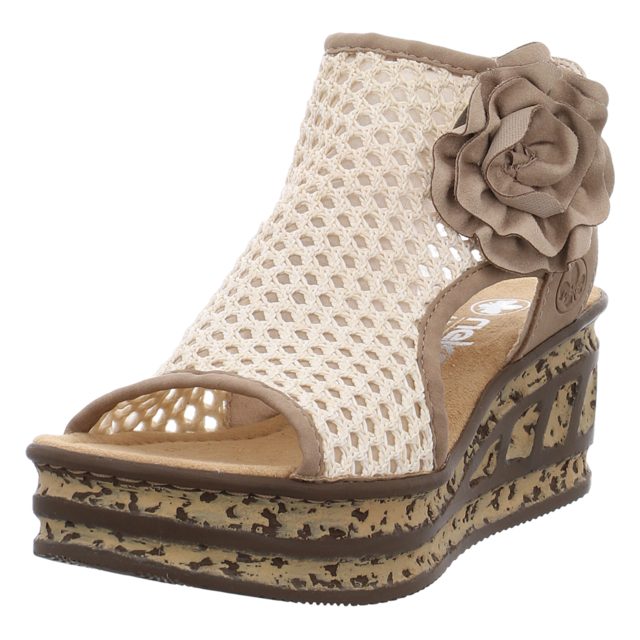 Rieker - 68180-60 - 68180-60 - shell/crema - Sandaletten