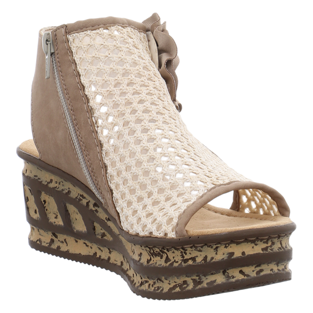 Rieker - 68180-60 - 68180-60 - shell/crema - Sandaletten