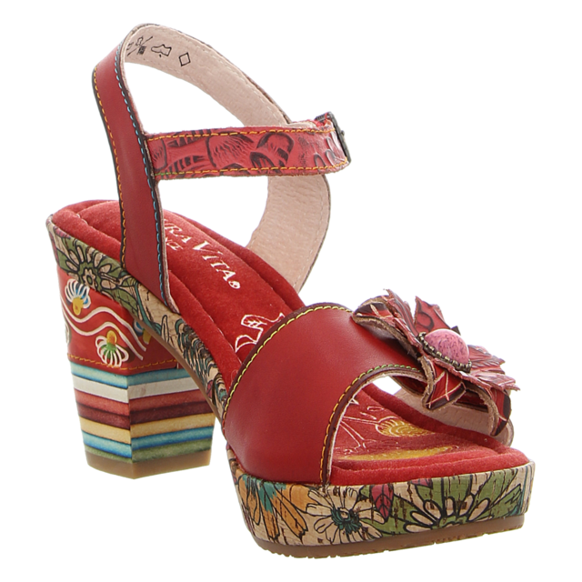 Laura Vita - NEALLAO 31 ROUGE - Neallao 31 - rouge - Sandaletten