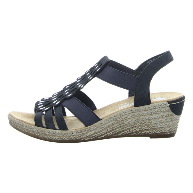 Rieker - 62436-14 - 62436-14 - blau - Sandaletten