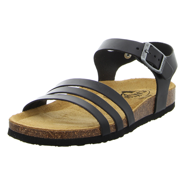Plakton - 181007 NEGRO VAQUETILLA - Banner - negro - Sandalen