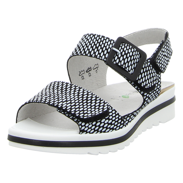 Waldl�ufer - 351013-106-001 - Hakura - schwarz - Sandalen