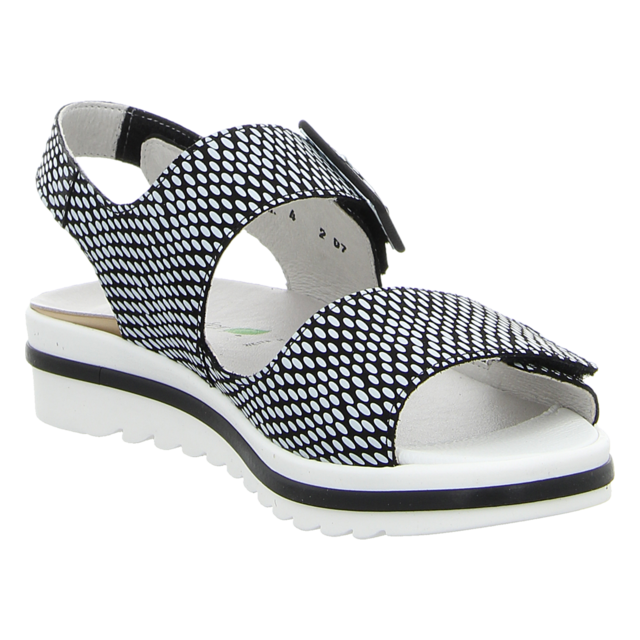 Waldl�ufer - 351013-106-001 - Hakura - schwarz - Sandalen