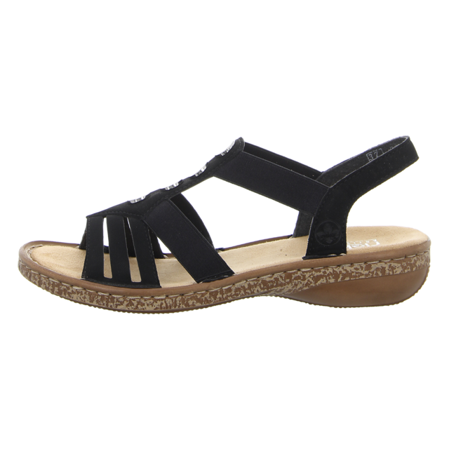 Rieker - 62831-00 - 62831-00 - schwarz - Sandalen