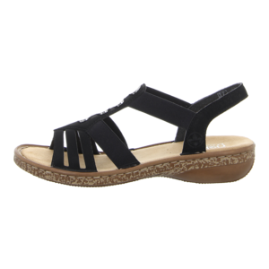 Sandalen - Rieker - schwarz