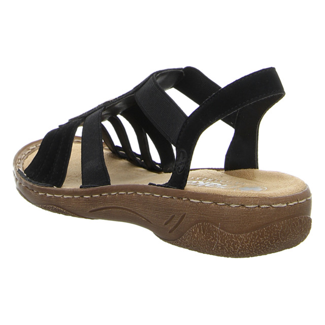 Rieker - V2870-00 - V2870-00 - schwarz - Sandalen