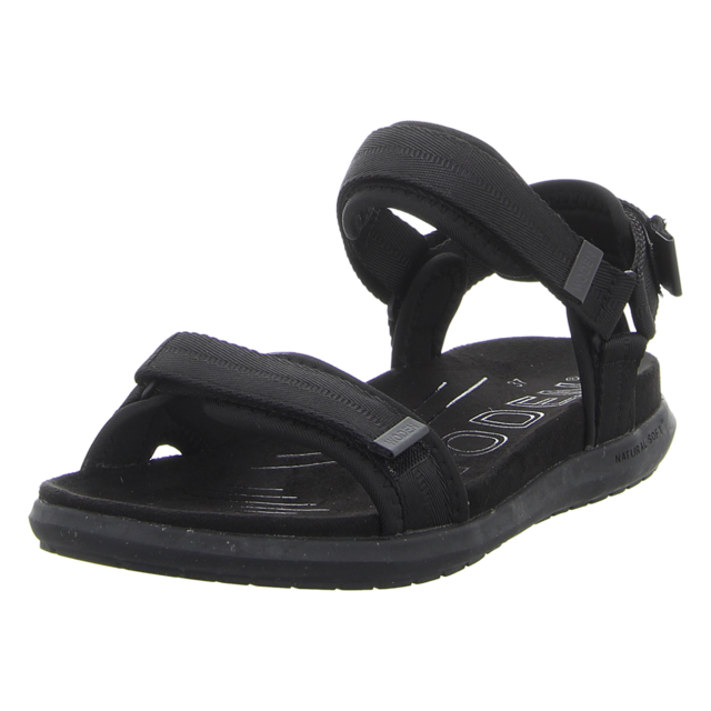 Woden - WL587-020 - Line Lite - black - Sandalen