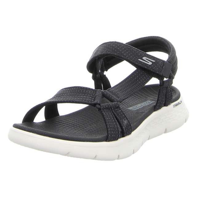 Skechers - 141451 BKW - Go Walk Flex - black/white - Sandalen