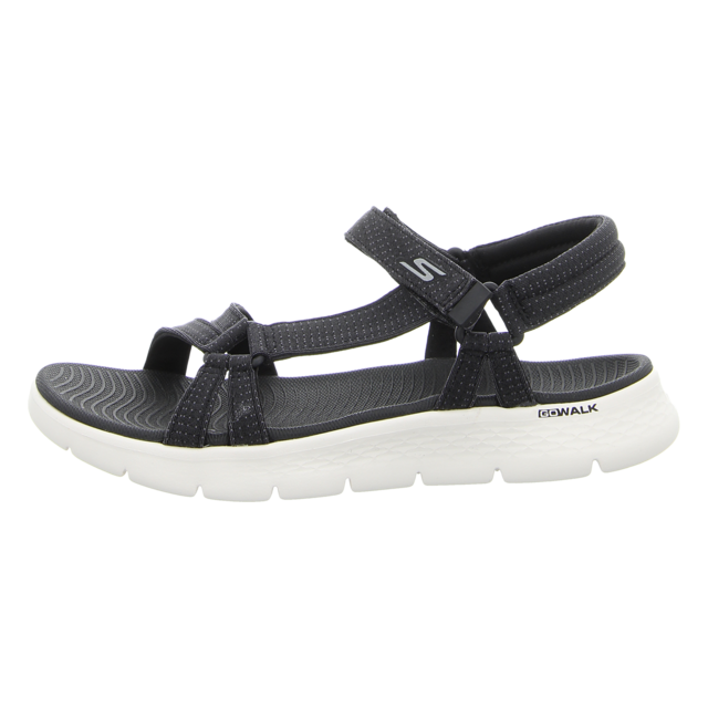 Skechers - 141451 BKW - Go Walk Flex - black/white - Sandalen