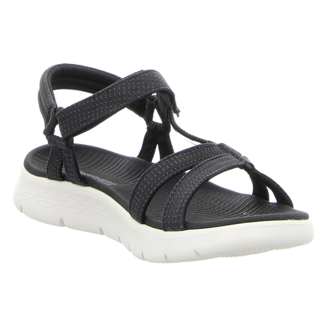 Skechers - 141451 BKW - Go Walk Flex - black/white - Sandalen