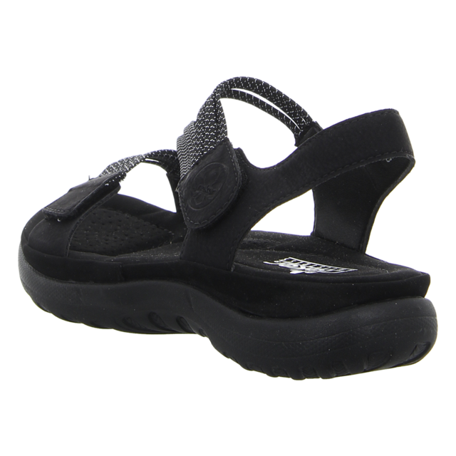 Rieker - 64870-00 - 64870-00 - schwarz - Sandalen