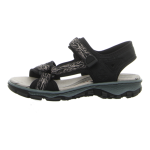 Sandalen - Rieker - schwarz kombi