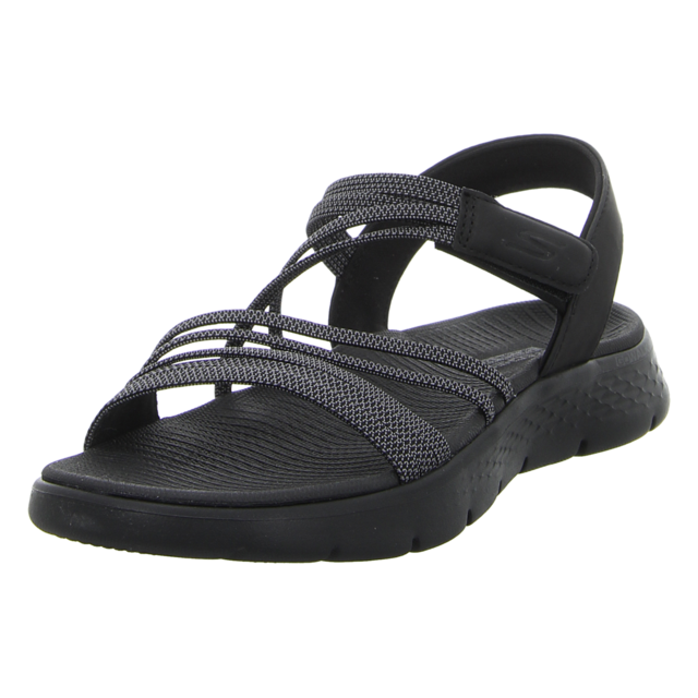 Skechers - 141473 BKGY - Go Walk Flex Sandal - black/gray - Sandalen