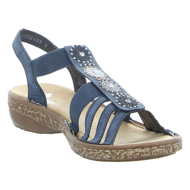 Rieker - 628G9-16 - 628G9-16 - blau - Sandalen