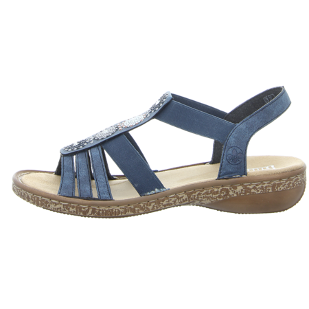 Sandalen - Rieker - blau