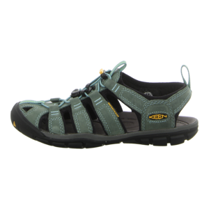 Sandalen - Keen - Clearwater CNX Leather - mineral blue/yellow