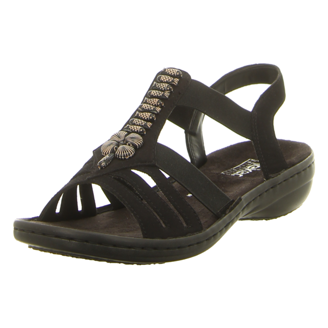 Rieker - 60806-00 - 60806-00 - schwarz - Sandalen