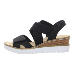 Sandalen - Rieker - schwarz