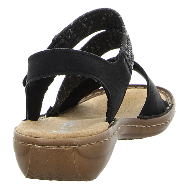Rieker - 60862-00 - 60862-00 - schwarz - Sandalen