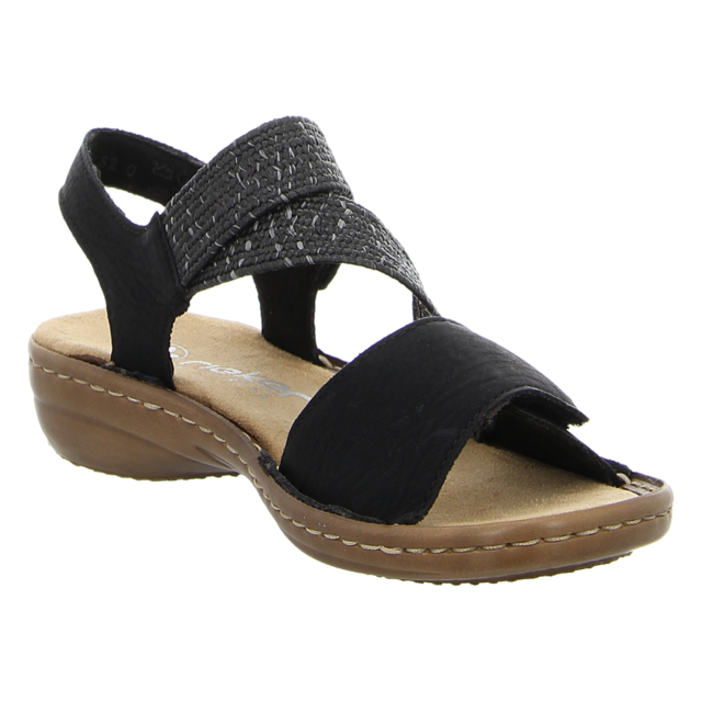 Rieker - 60862-00 - 60862-00 - schwarz - Sandalen