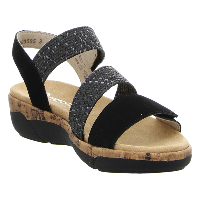 Remonte - R6861-02 - R6861-02 - schwarz - Sandalen