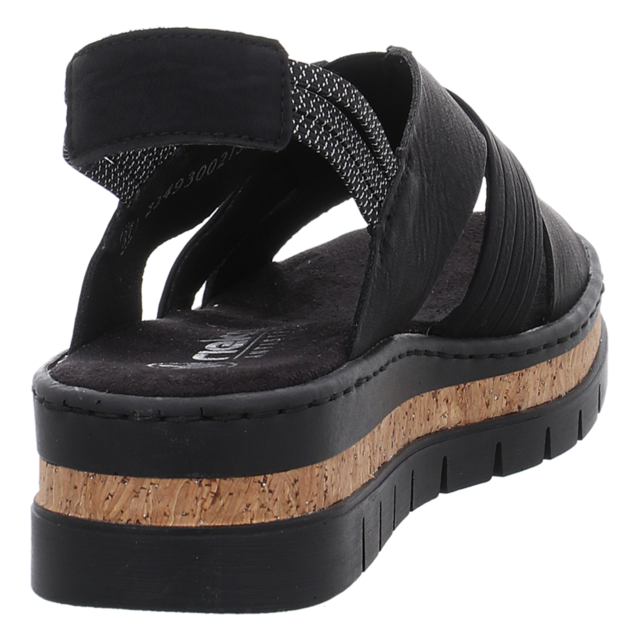 Rieker - V4959-00 - V4959-00 - schwarz - Sandaletten