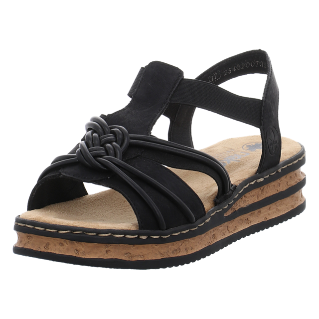Rieker - 62969-00 - 62969-00 - schwarz - Sandaletten