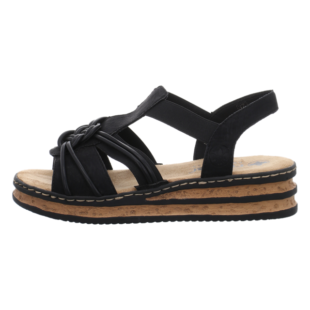 Rieker - 62969-00 - 62969-00 - schwarz - Sandaletten