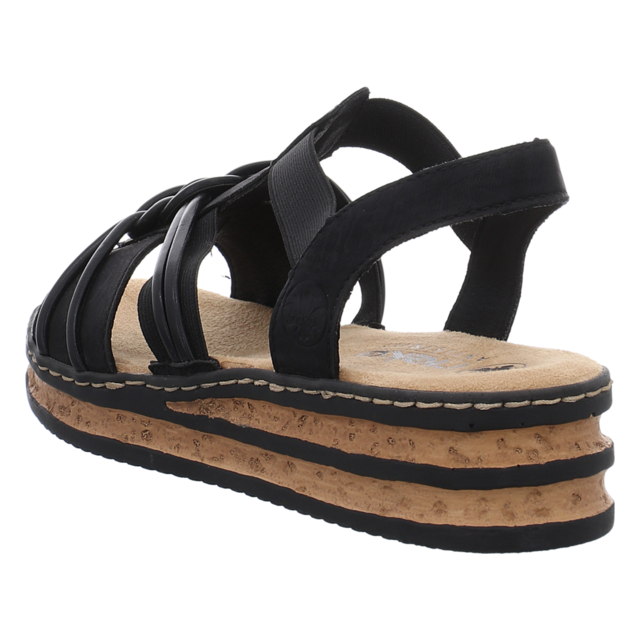 Rieker - 62969-00 - 62969-00 - schwarz - Sandaletten
