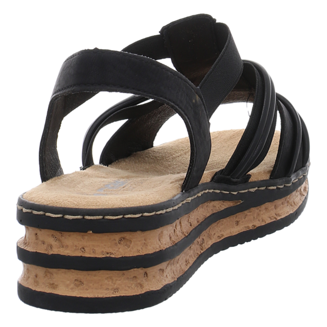Rieker - 62969-00 - 62969-00 - schwarz - Sandaletten