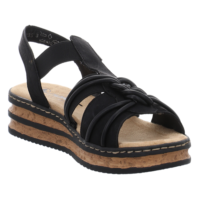Rieker - 62969-00 - 62969-00 - schwarz - Sandaletten