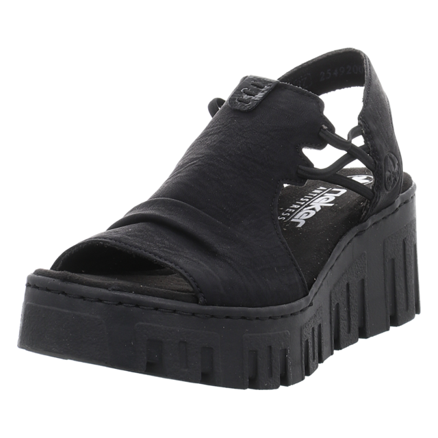 Rieker - 68075-00 - 68075-00 - schwarz - Sandaletten