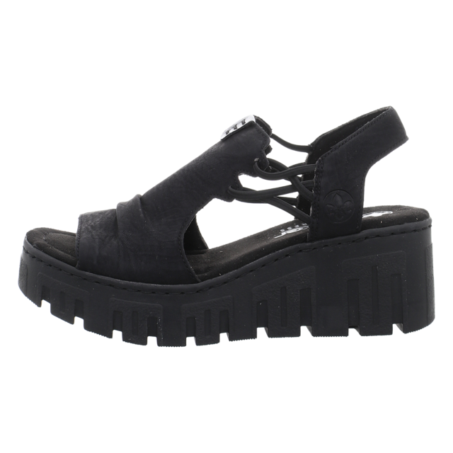 Rieker - 68075-00 - 68075-00 - schwarz - Sandaletten