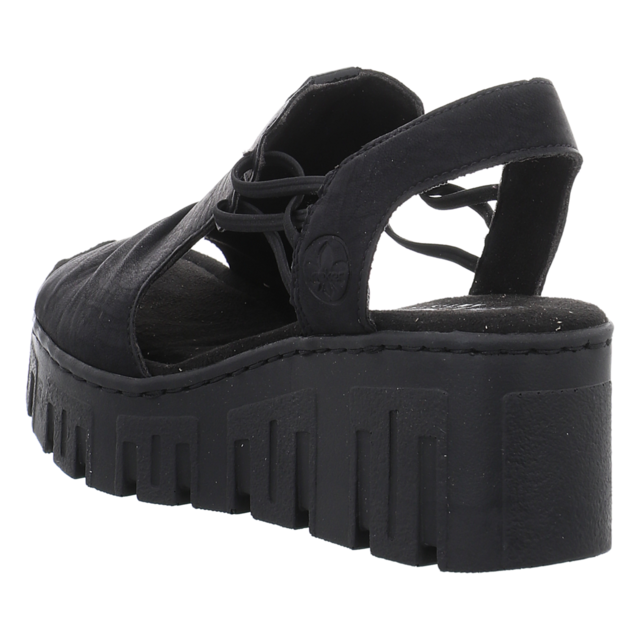 Rieker - 68075-00 - 68075-00 - schwarz - Sandaletten