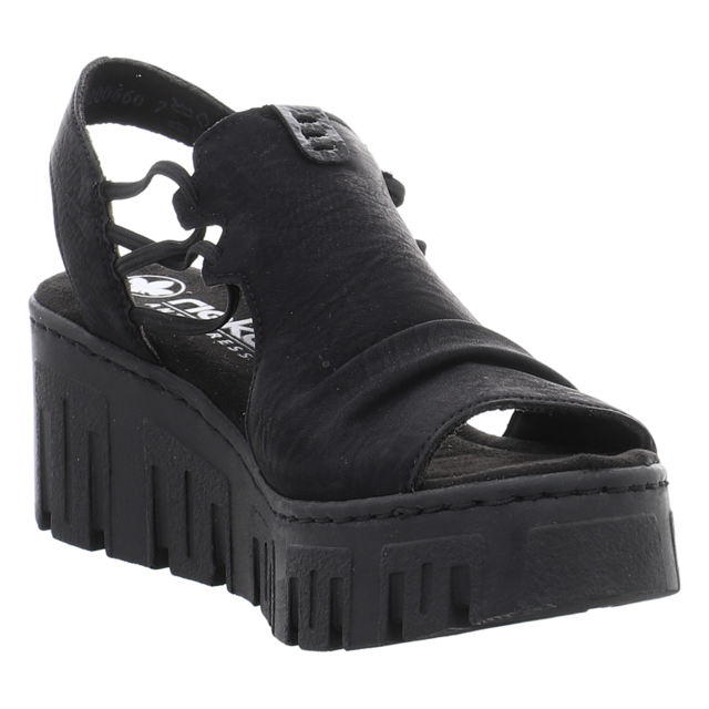 Rieker - 68075-00 - 68075-00 - schwarz - Sandaletten