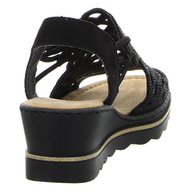 Rieker - 67465-00 - 67465-00 - schwarz - Sandaletten