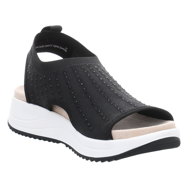 Caprice - 9-28706-42-035 - 9-28706-42-035 - black knit - Sandaletten