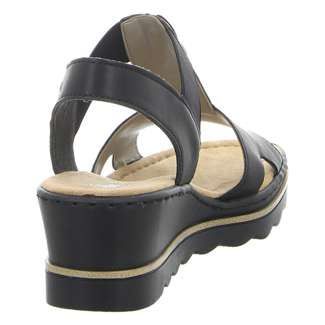 Rieker - 67498-00 - 67498-00 - schwarz - Sandaletten