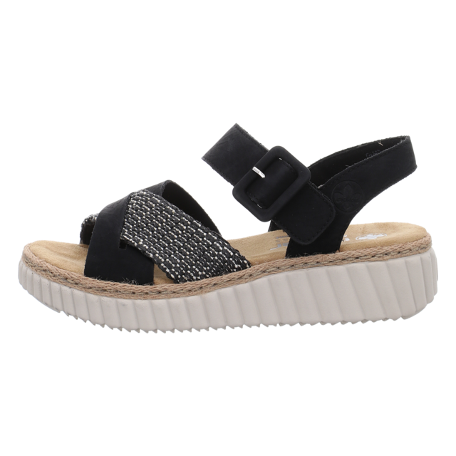 Rieker - 69269-00 - 69269-00 - schwarz - Sandaletten