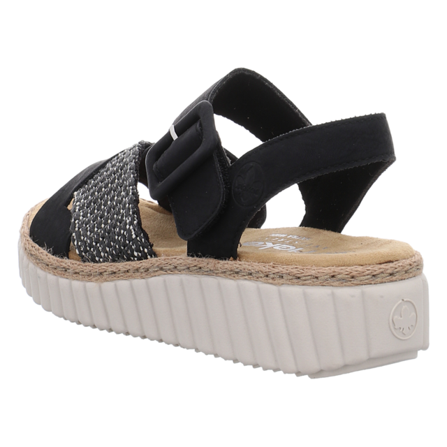 Rieker - 69269-00 - 69269-00 - schwarz - Sandaletten