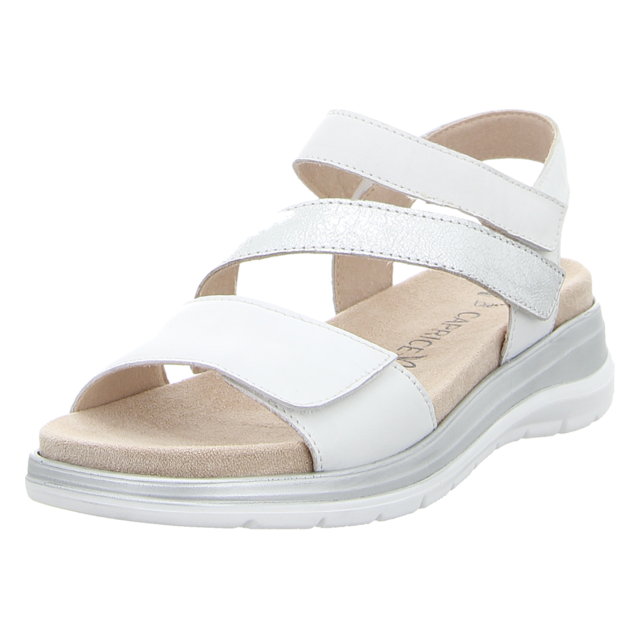 Caprice - 9-28716-44-183 - 9-28716-44-183 - white/silver - Sandalen