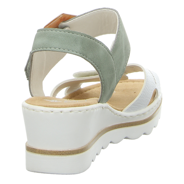 Rieker - 67476-81 - 67476-81 - weiss -kombi - Sandaletten