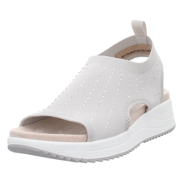 Caprice - 9-28706-42-270 - 9-28706-42-270 - lt grey knit - Sandaletten
