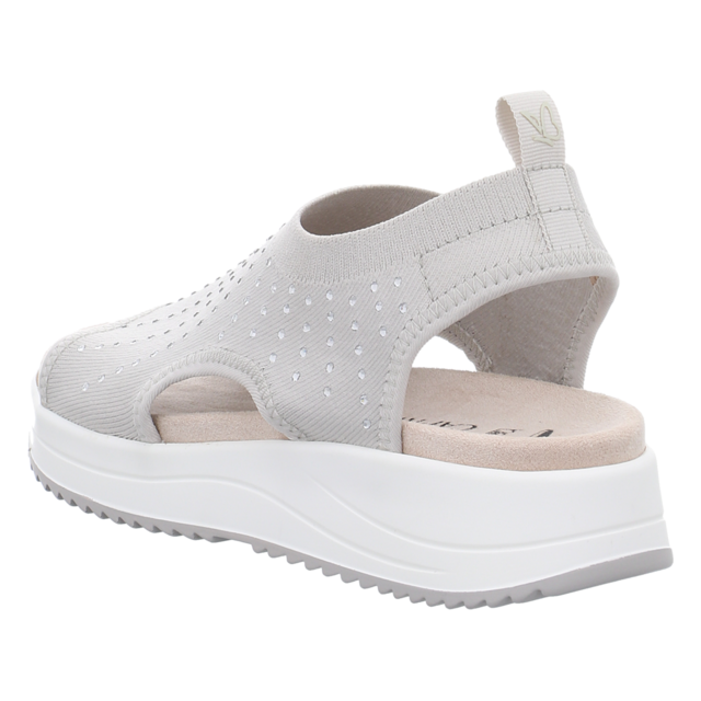 Caprice - 9-28706-42-270 - 9-28706-42-270 - lt grey knit - Sandaletten