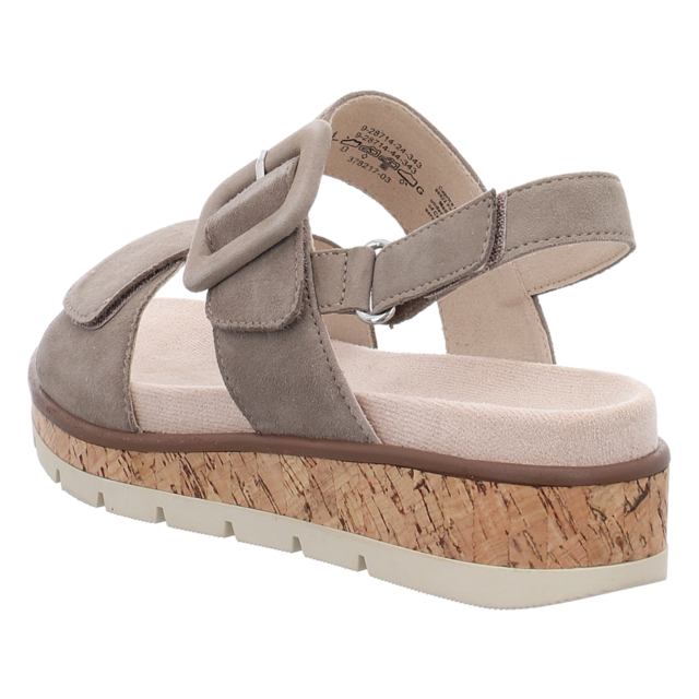 Caprice - 9-28714-44-343 - 9-28714-44-343 - taupe suede - Sandaletten