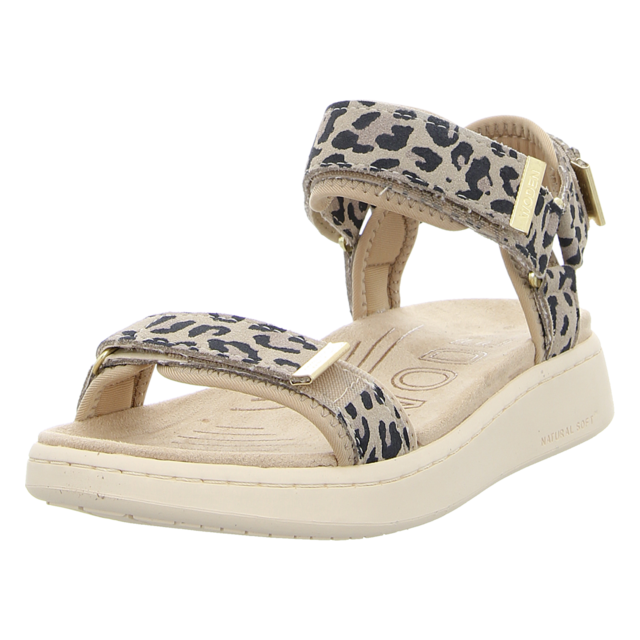 Woden - WL932-327 - Line Suede - leopard - Sandalen