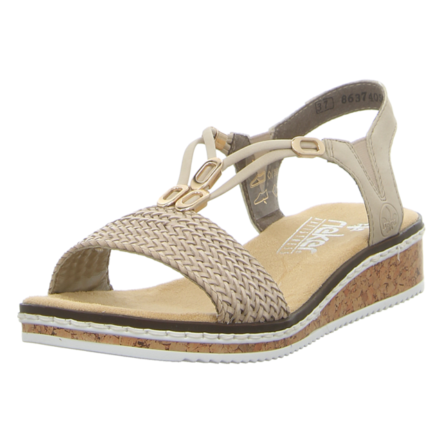 Rieker - V3662-62 - V3662-62 - beige - Sandaletten