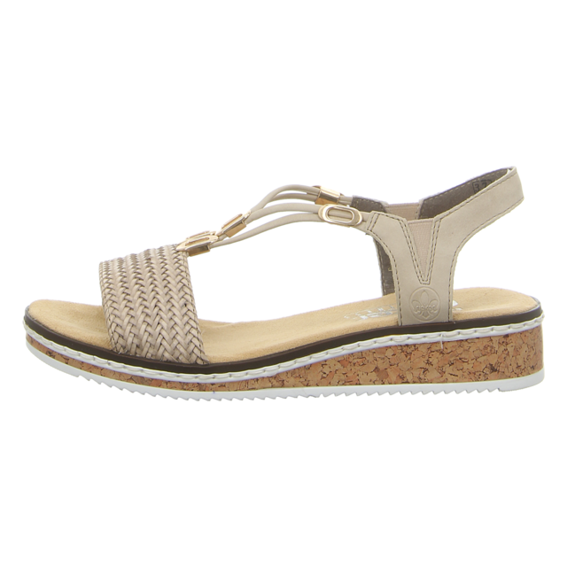 Rieker - V3662-62 - V3662-62 - beige - Sandaletten